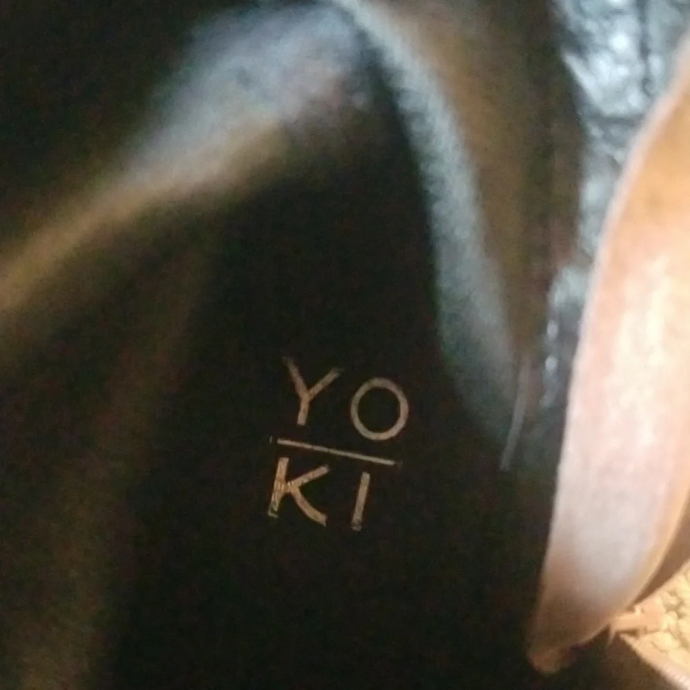 💚YOKI tan over the knee boots